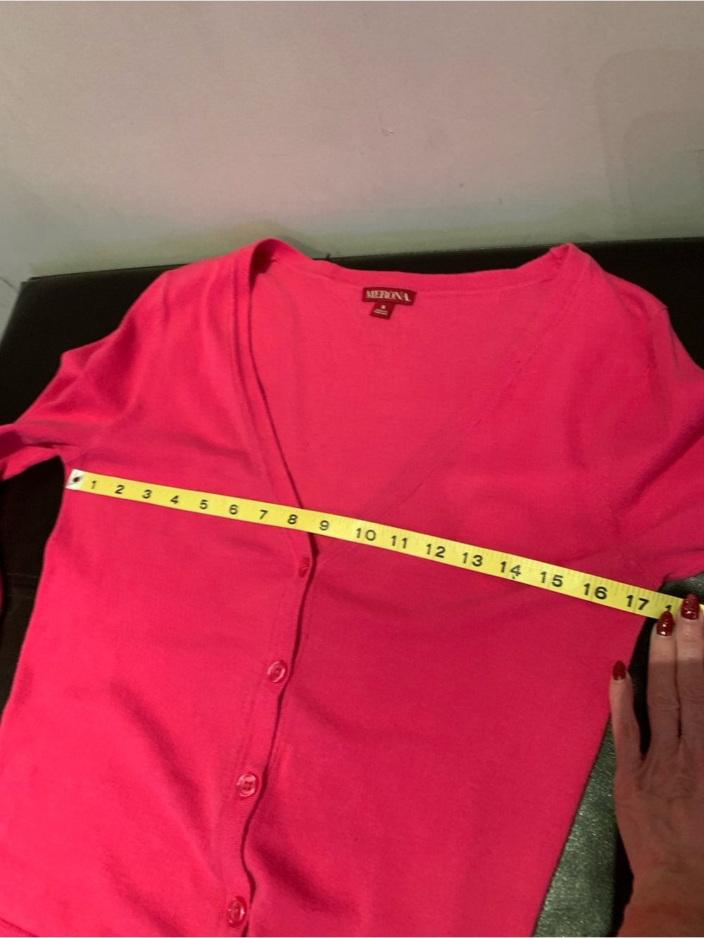 MERONA V-NECK LONG SLEEVE CARDIGAN. GREAT CONDITION! - Picture 9 of 10